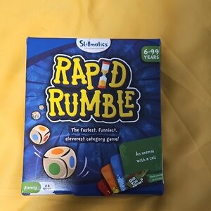 Rapid Rumble Board Game - Blue